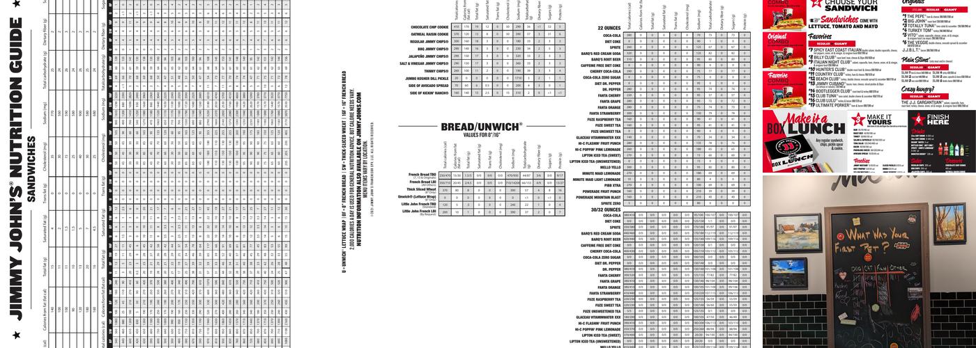 Jimmy John's Menu