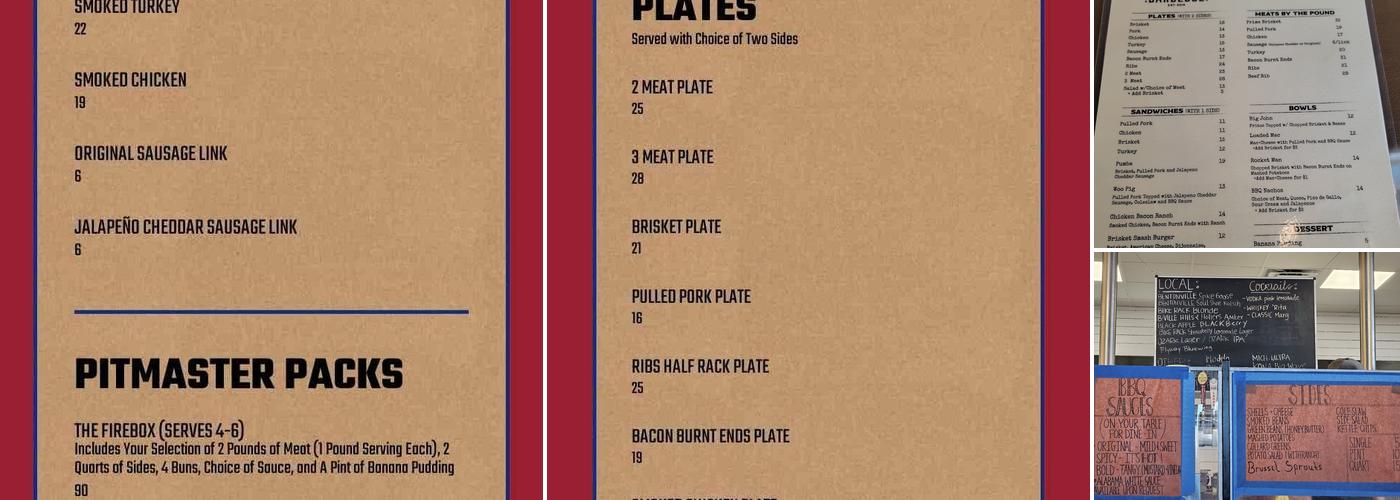 Wright's Barbecue Rogers Menu