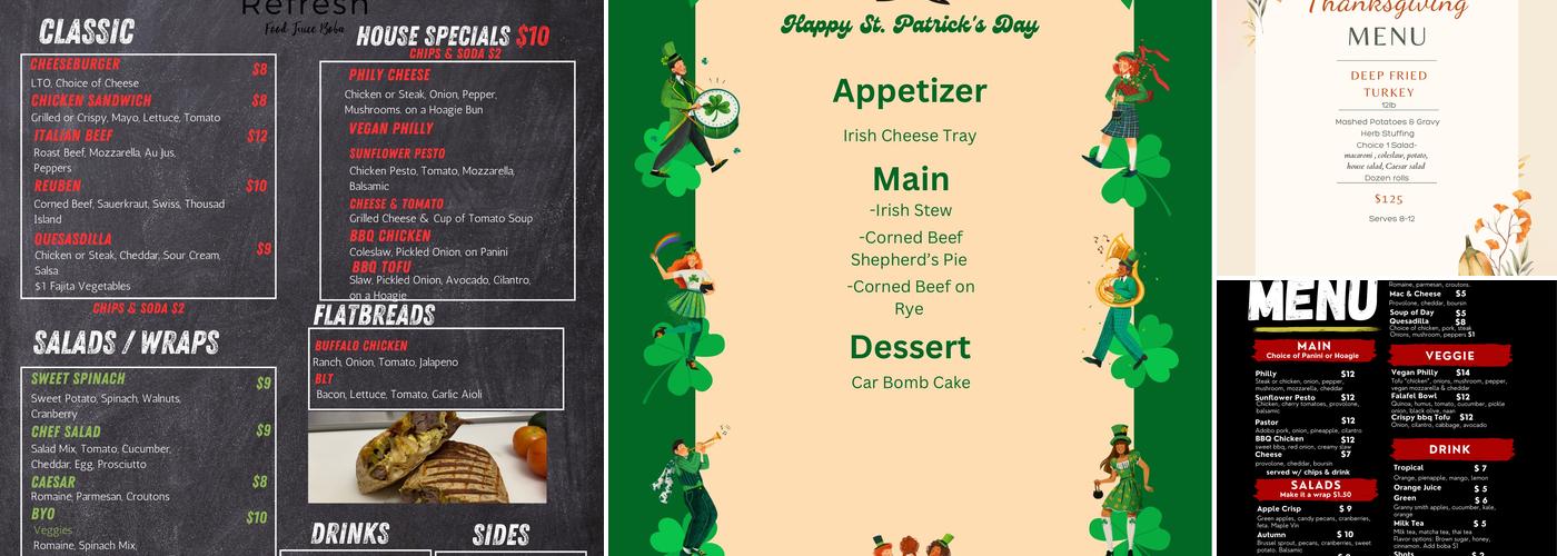 Refresh Menu
