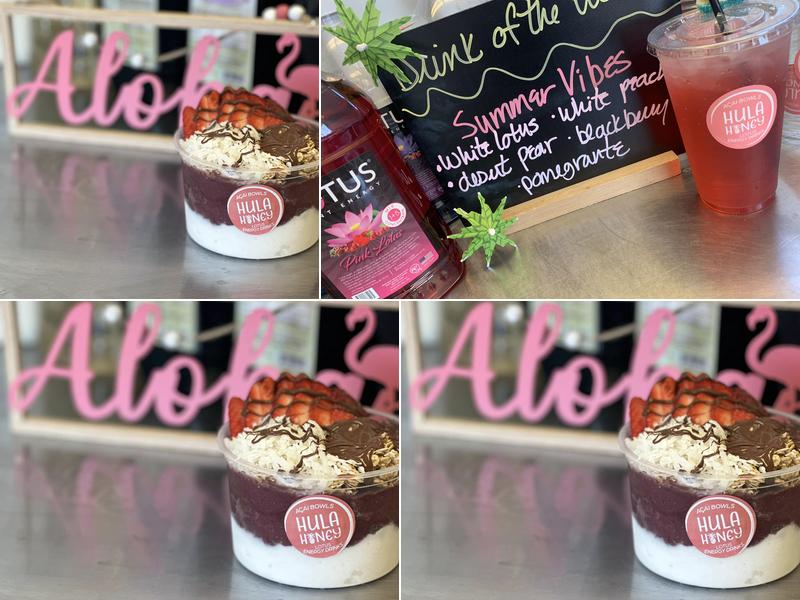 Hula Honey Hula bowls & Lotus Energy drinks