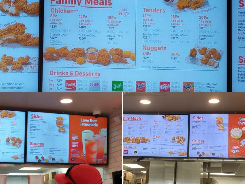 Popeyes Louisiana Kitchen Menu