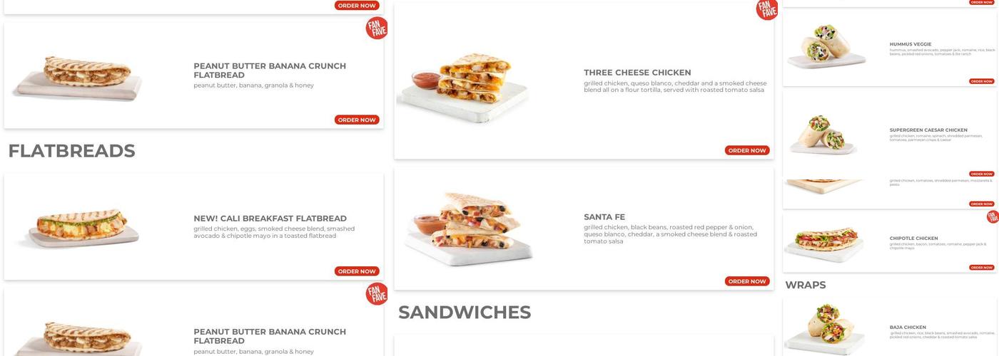 Tropical Smoothie Cafe Menu