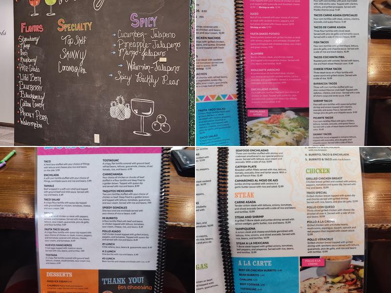 Los Chimas of Brookfield Menu