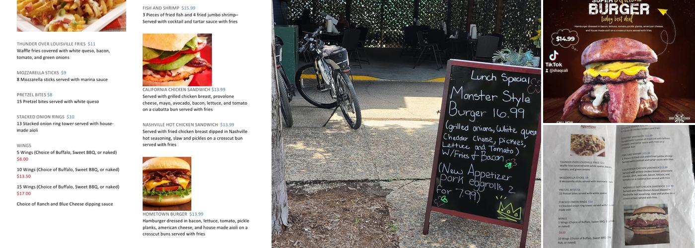 Chef Shaq kitchen LLC Menu