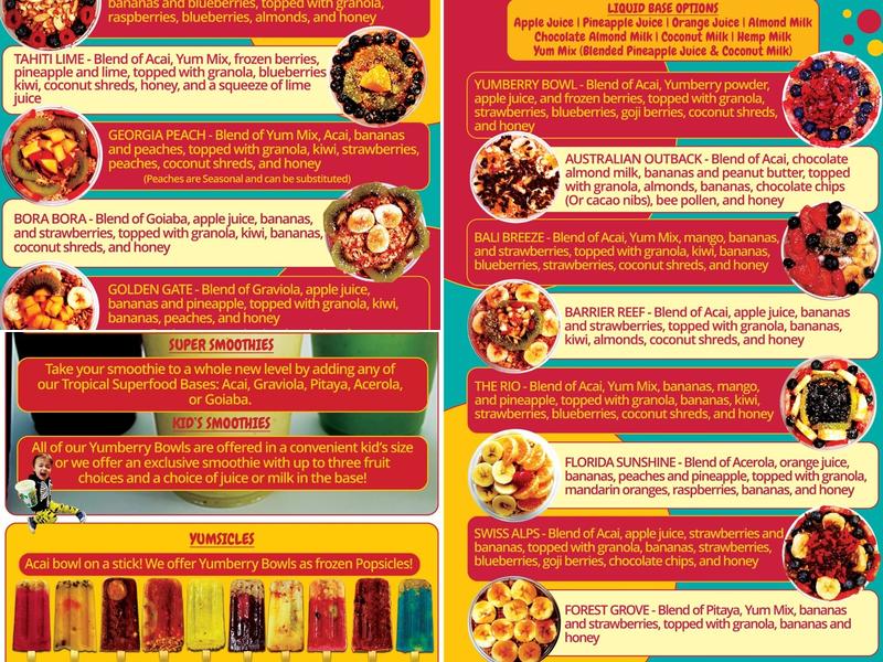 Yumberry Bowl - Cave Junction Menu