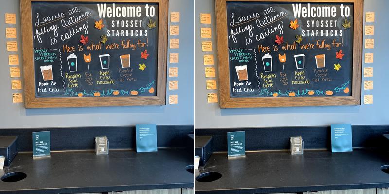Starbucks Menu