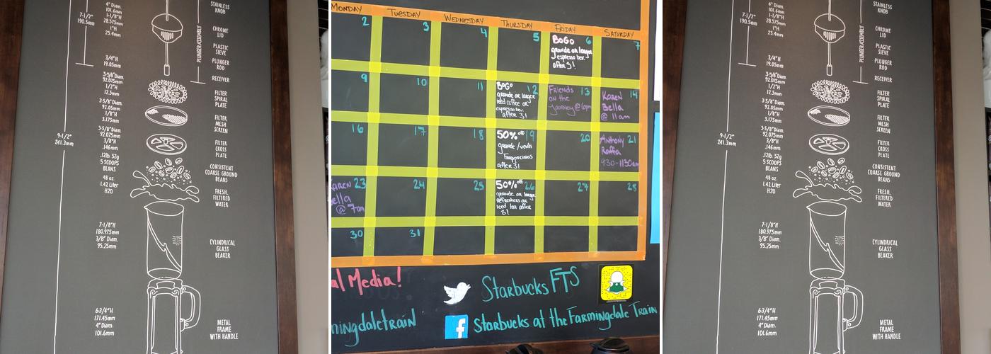 Starbucks Menu