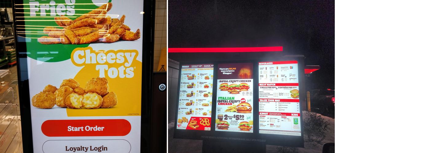 Burger King Menu