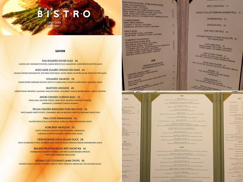 Bistro Menu