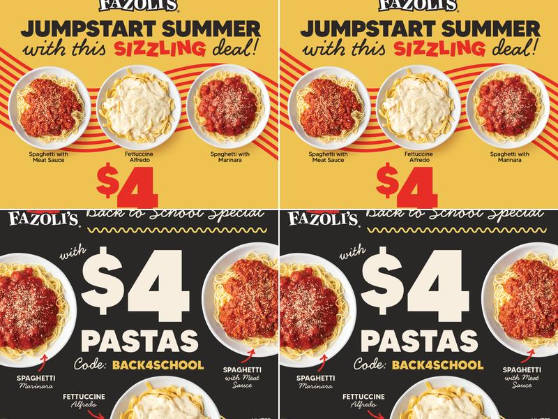 Fazoli's Menu