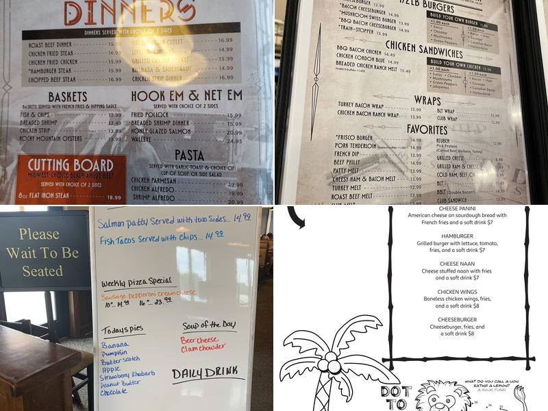 Capones Bar and Grill Menu