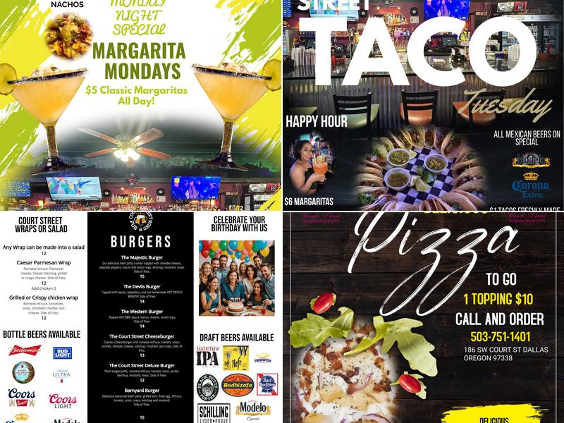 Court Street Pub & Grub Menu