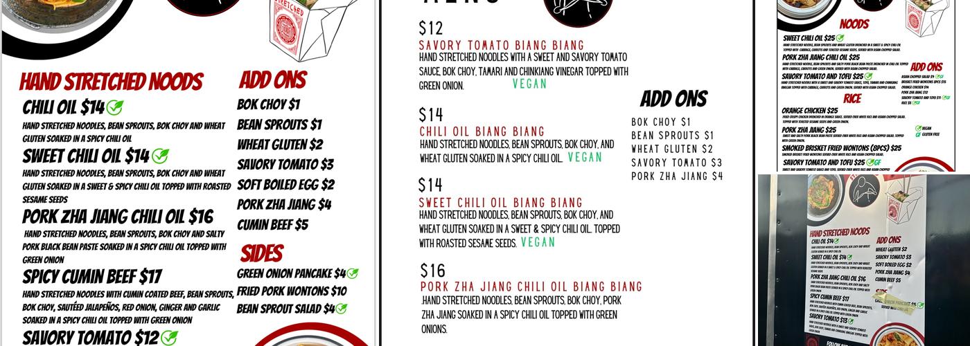 Stretched Menu