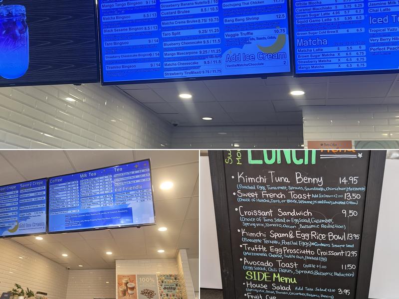Sweet Mong Menu