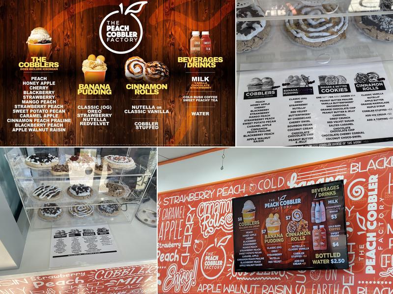 The Peach Cobbler Factory Menu