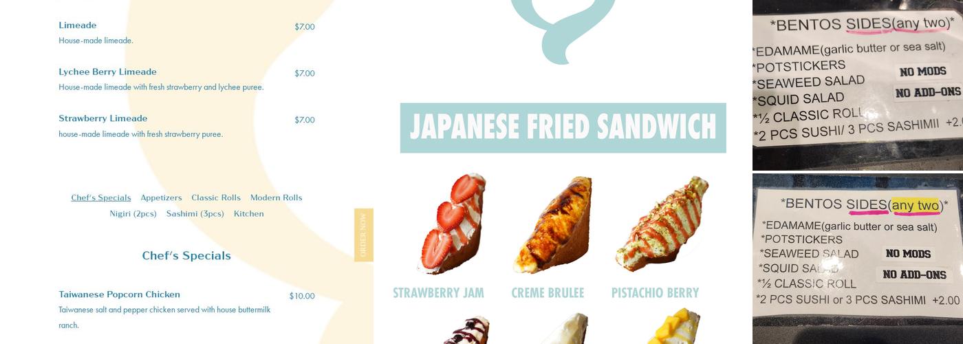 Muse Fusion + Sushi Menu