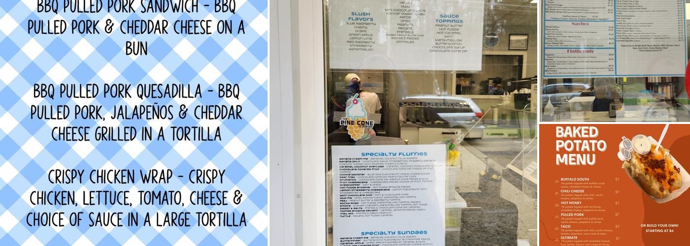 The Pine Cone Menu