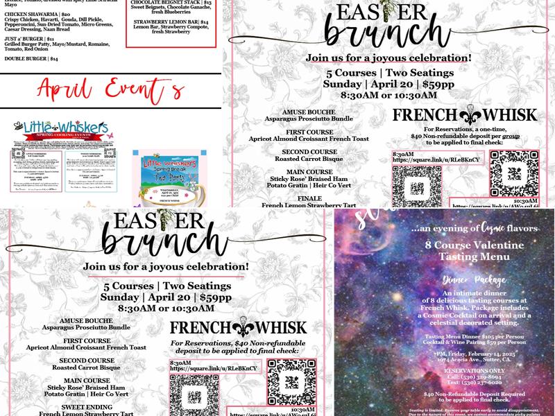French Whisk Menu