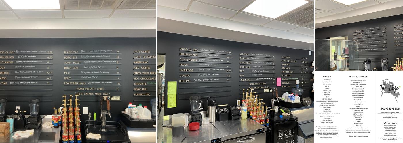The Boro Baking Co Menu
