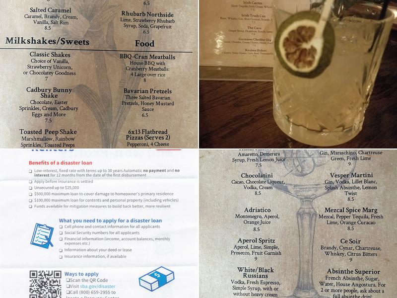 Botanist Menu