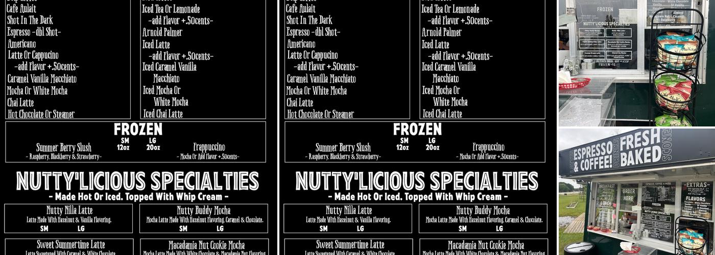 Nutty Brew Menu
