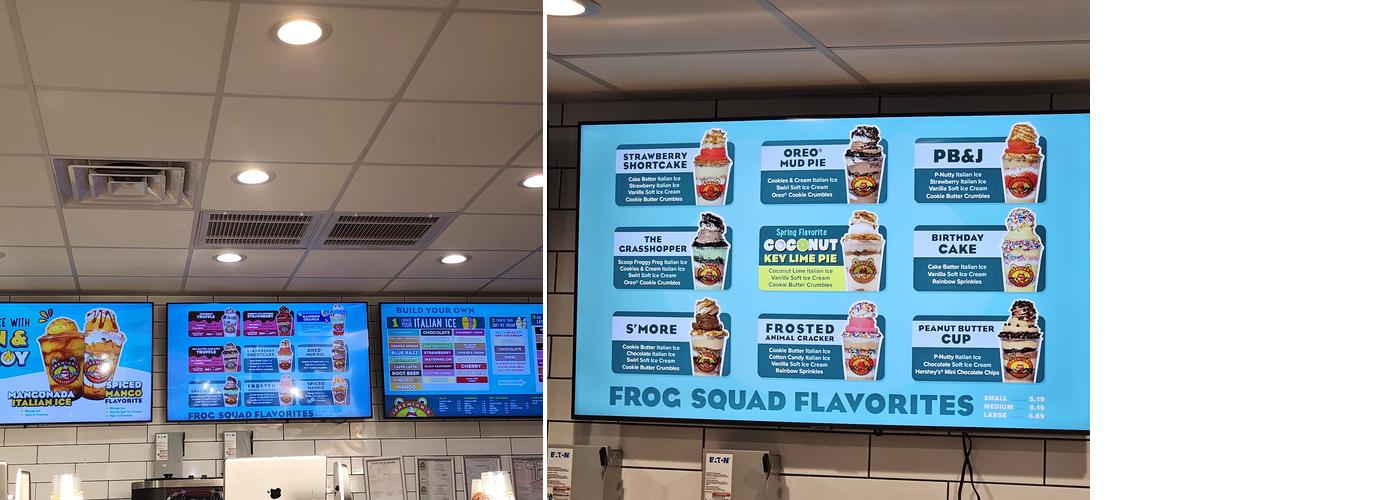 Jeremiah's Italian Ice Menu