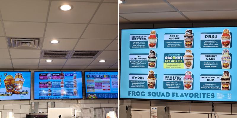 Jeremiah's Italian Ice Menu