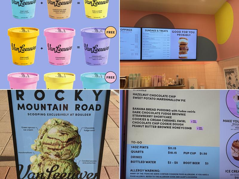 Van Leeuwen Ice Cream Menu