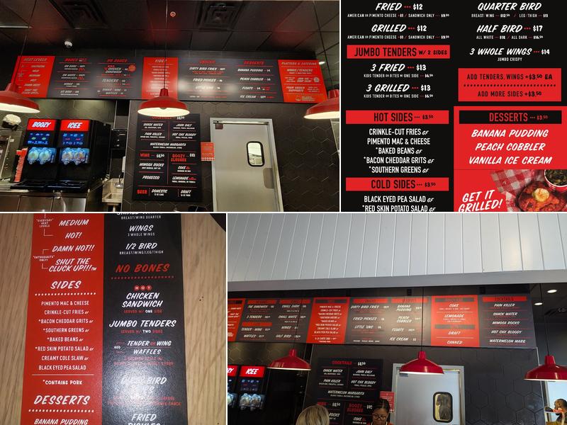 Hattie B's Hot Chicken- Atlanta West Midtown Menu