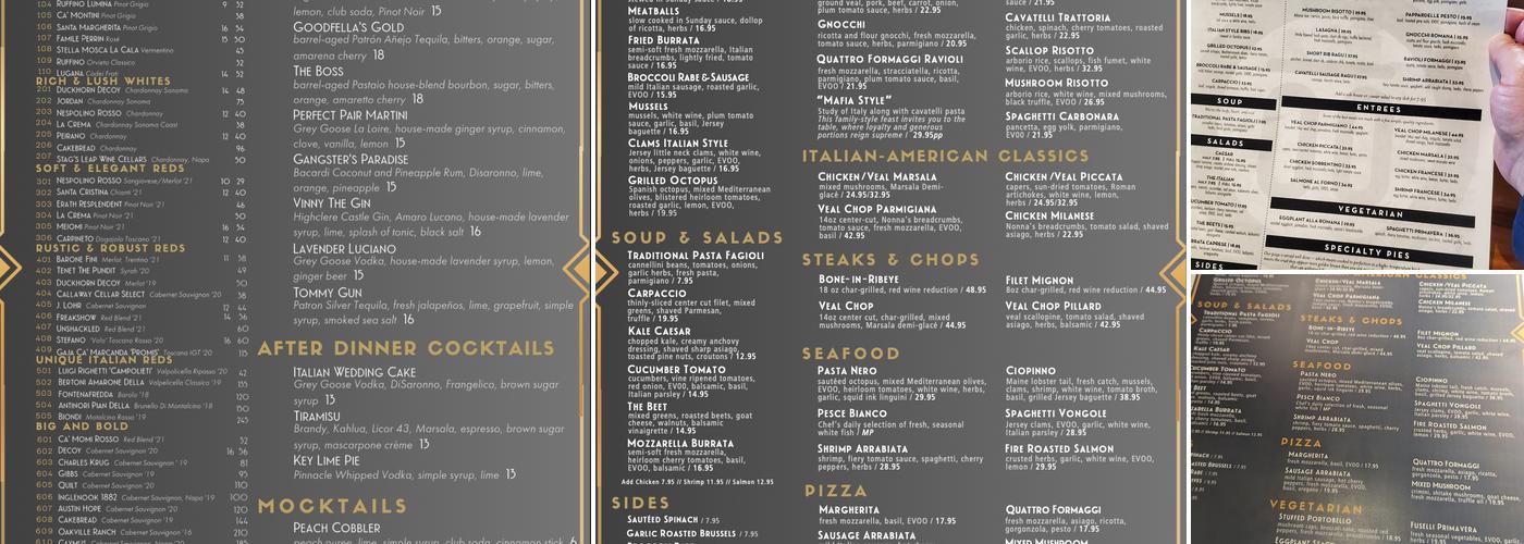 Pastaio Handmade Pasta & Pizza | Royal Oak Menu