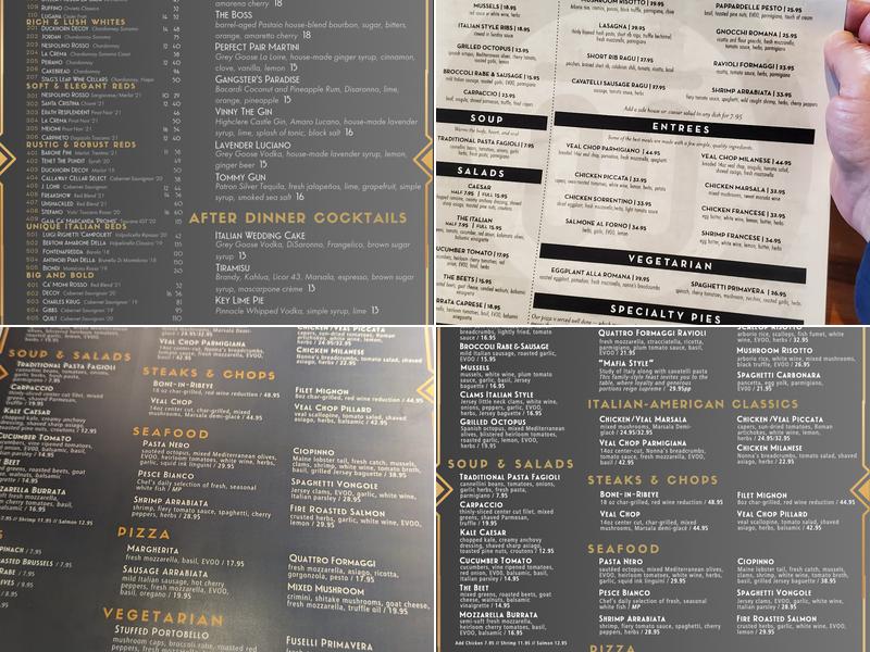 Pastaio Handmade Pasta & Pizza | Royal Oak Menu