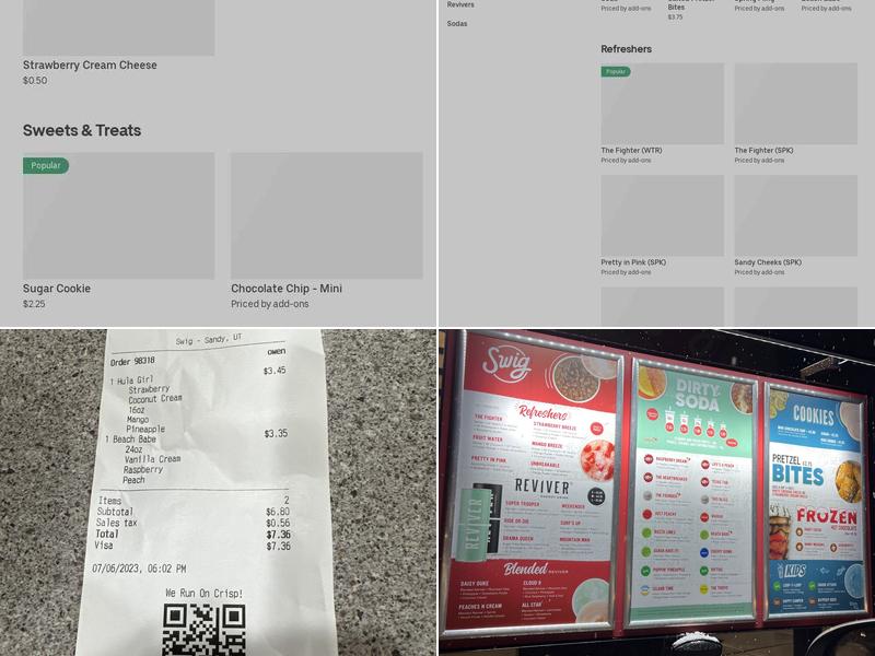Swig Menu