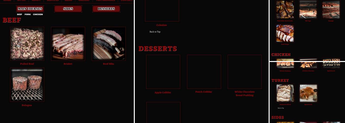 Semper Fi BBQ Menu