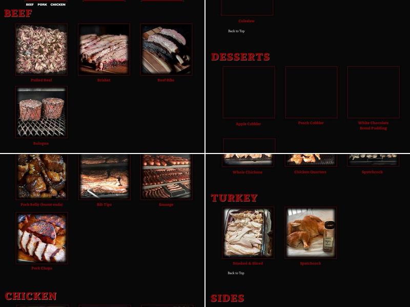 Semper Fi BBQ Menu