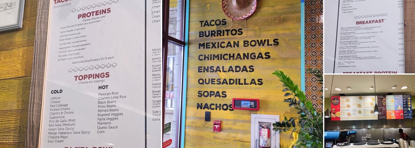 El Jefe's Taqueria - Pittsburgh Menu