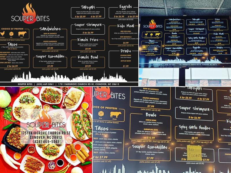 Souper Bites Menu