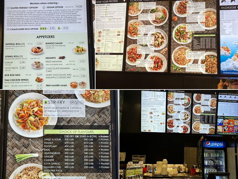Thai Express Menu