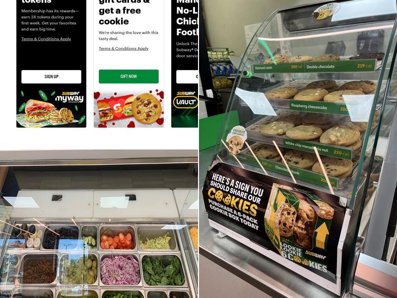 Subway Menu