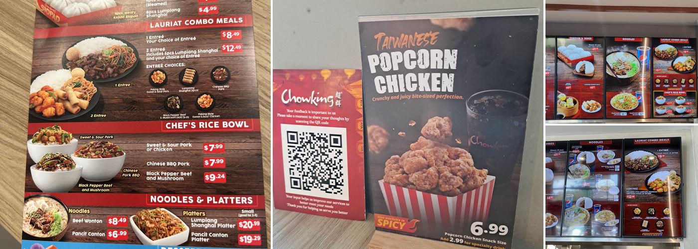 Chowking Menu