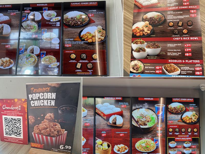 Chowking Menu