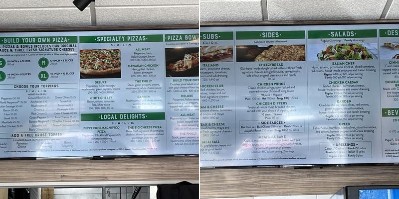 Marco's Pizza Menu