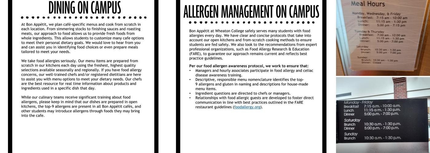 Anderson Commons Menu