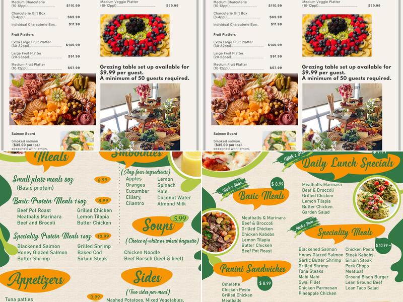 Silver Spoons Menu