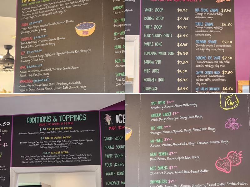 The Spot Menu