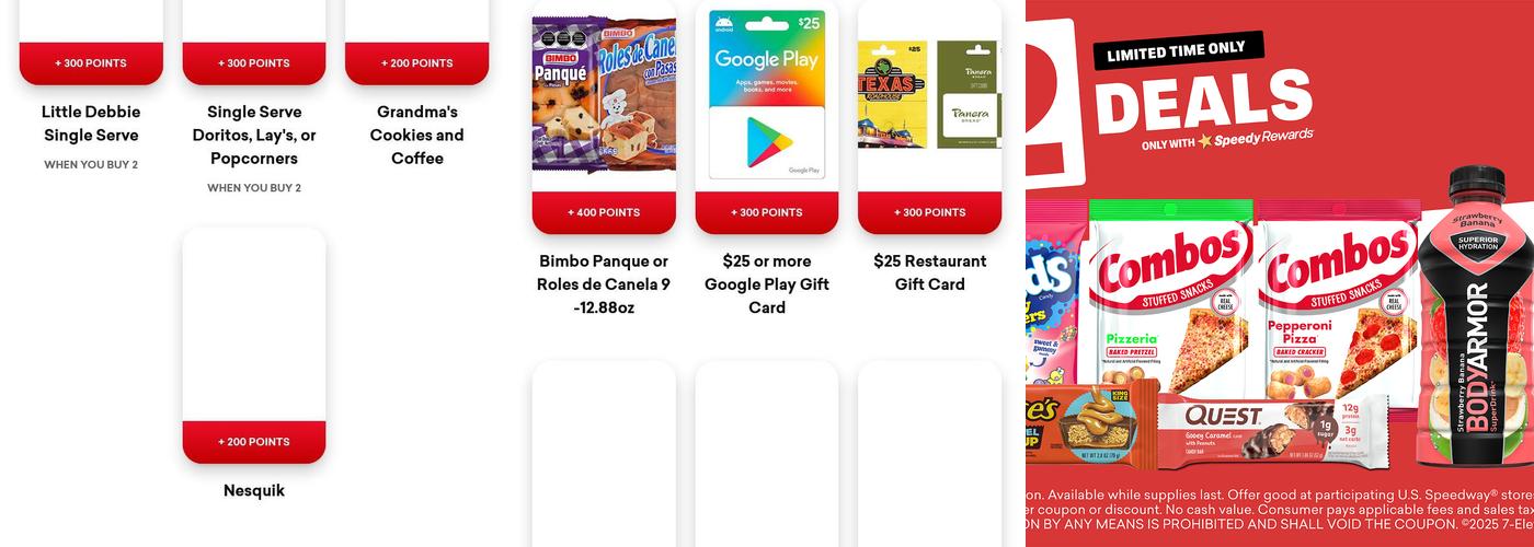 Speedy Cafe Menu