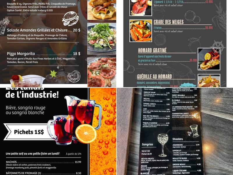 Resto bar le Dauphin Menu