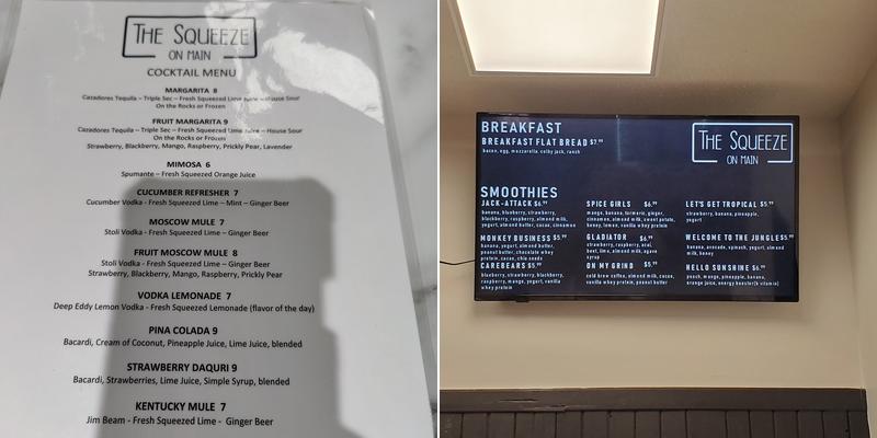 The Squeeze On Main Menu