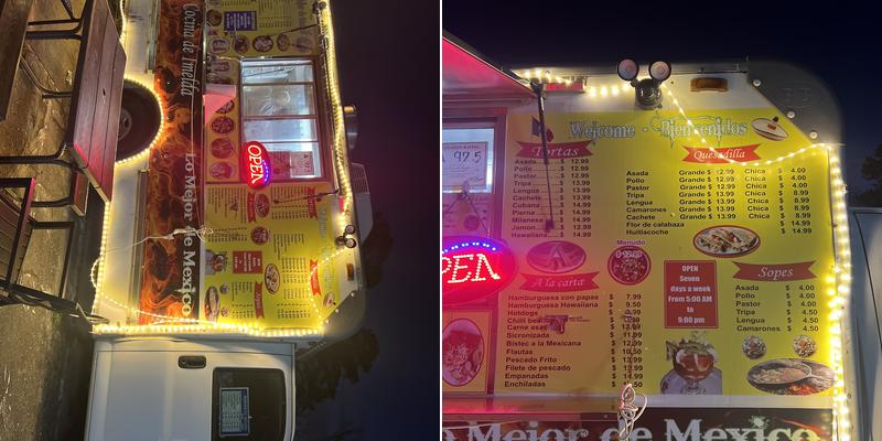 La Cocina De Imelda Menu