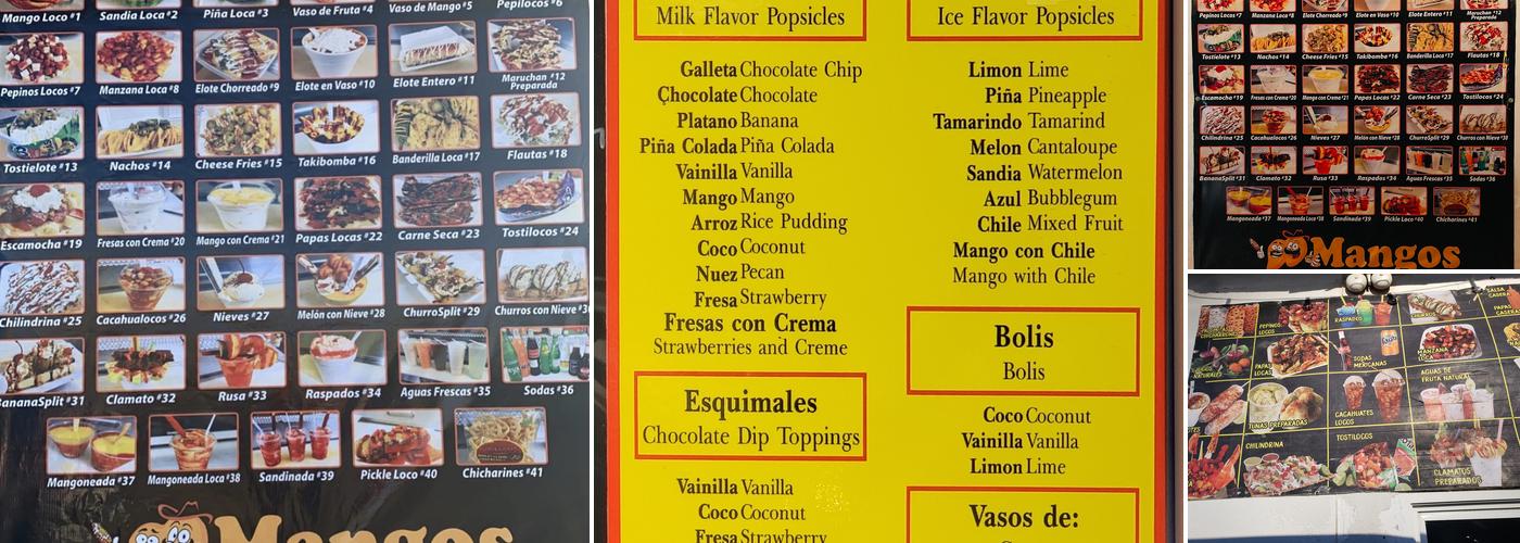 Mangos Menu