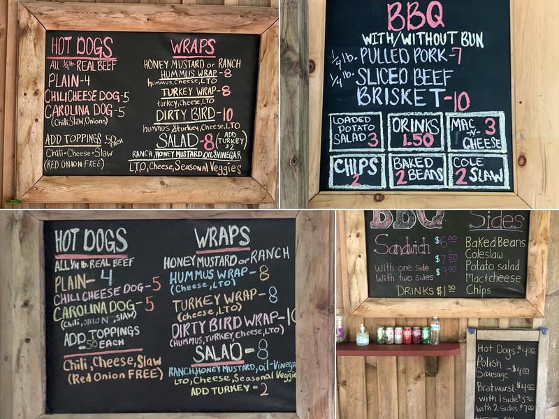 BBQ Shack Menu